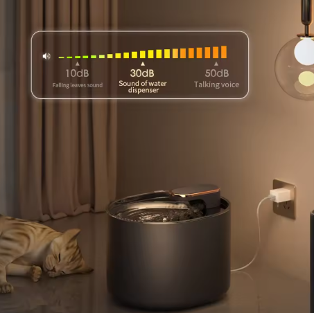 Automatic Pet Water Fountain with Quiet Operation, USB Charging – Cat & Dog Drinking Dispenser
